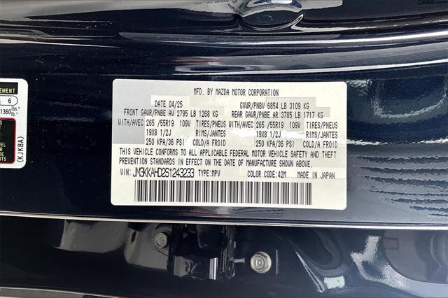 new 2025 Mazda CX-90 car, priced at $36,129