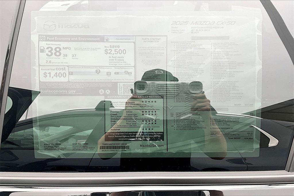 new 2025 Mazda CX-50 Hybrid car, priced at $37,792