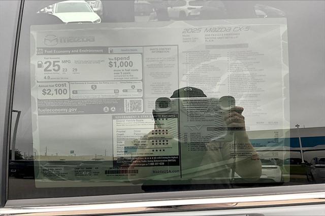 new 2025 Mazda CX-5 car, priced at $33,106