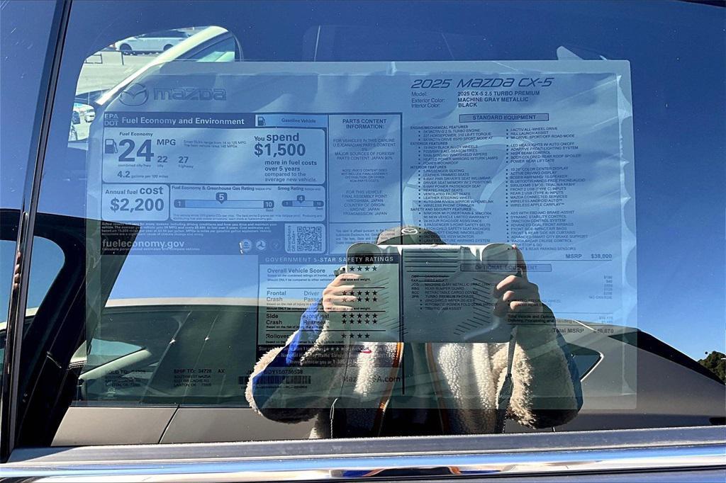 new 2025 Mazda CX-5 car, priced at $38,670