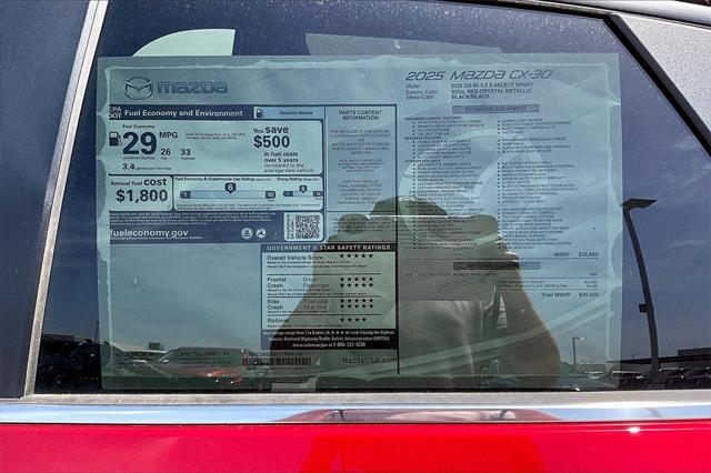 new 2025 Mazda CX-30 car, priced at $28,865