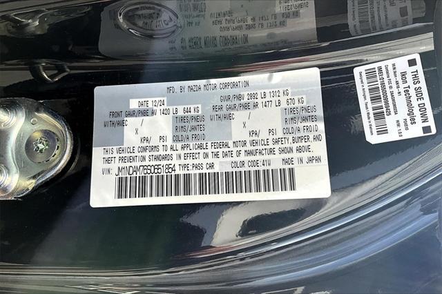 new 2025 Mazda MX-5 Miata RF car, priced at $39,140