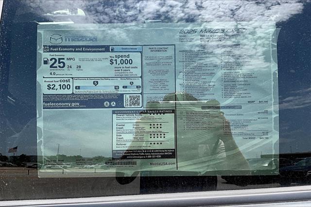 new 2025 Mazda CX-90 car, priced at $39,495
