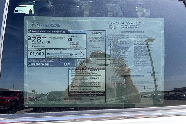 new 2025 Mazda CX-5 car, priced at $32,765