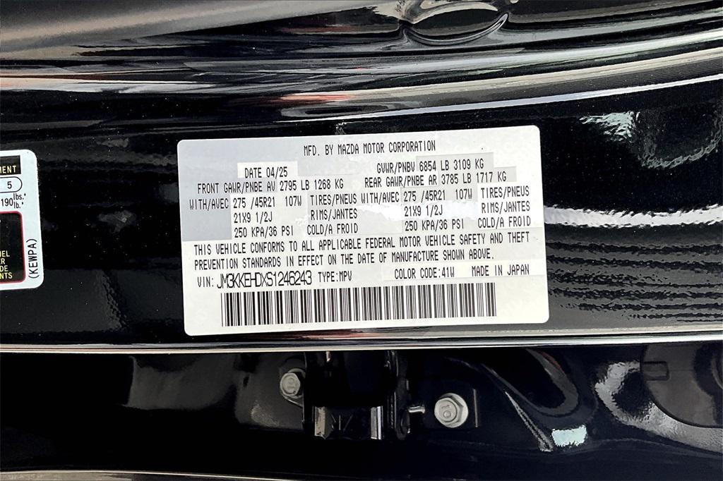 new 2025 Mazda CX-90 car, priced at $47,015
