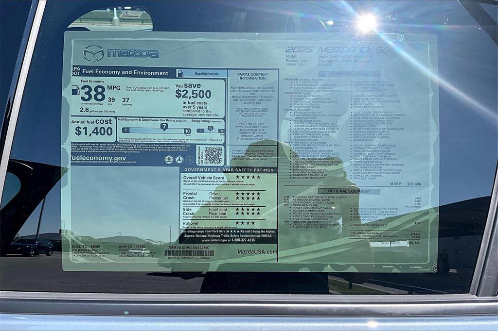 new 2025 Mazda CX-50 Hybrid car, priced at $39,135