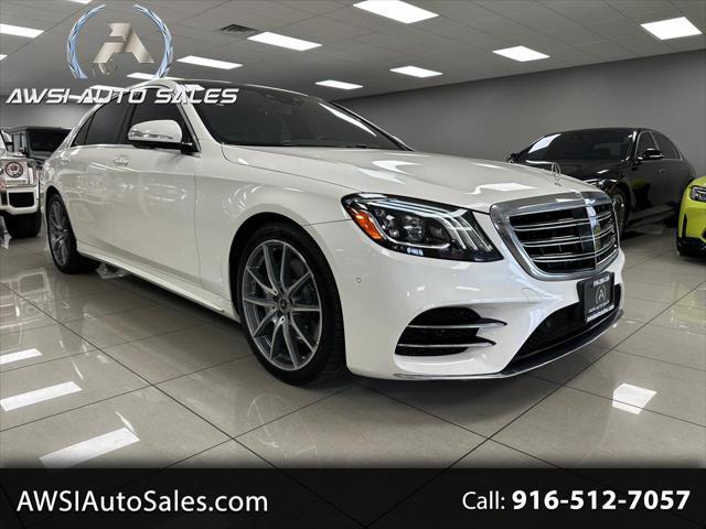 used 2018 Mercedes-Benz S-Class car, priced at $39,999