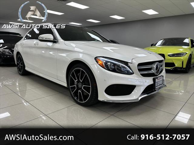 used 2015 Mercedes-Benz C-Class car, priced at $19,499