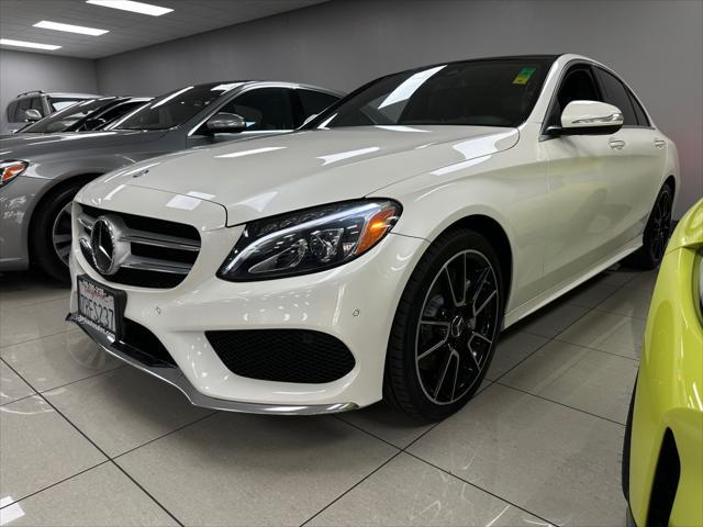 used 2015 Mercedes-Benz C-Class car, priced at $19,499