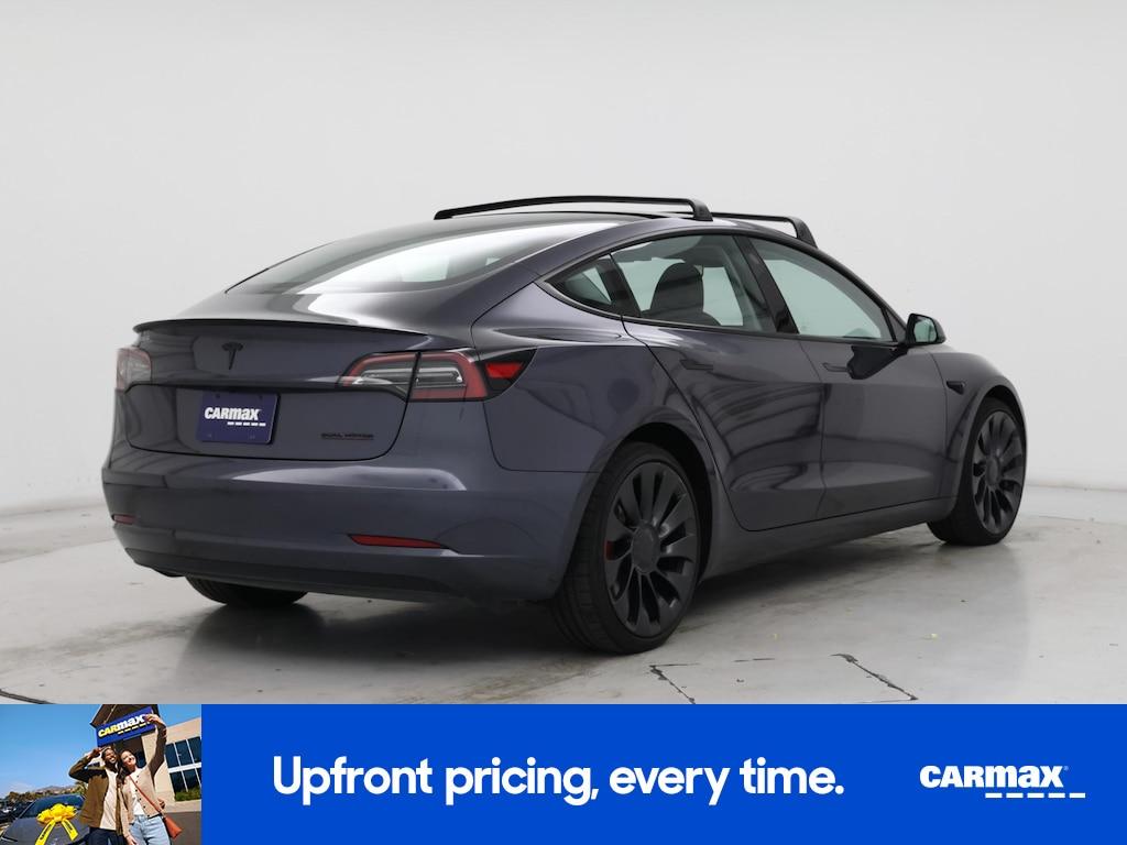 used 2023 Tesla Model 3 car, priced at $33,998