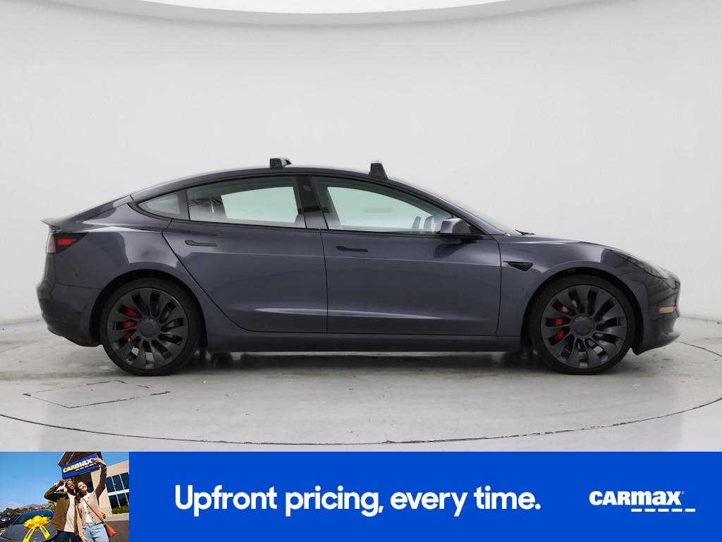 used 2023 Tesla Model 3 car, priced at $33,998