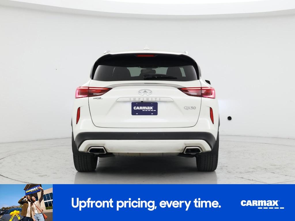 used 2021 INFINITI QX50 car, priced at $23,998