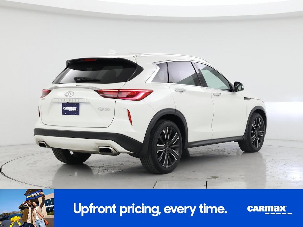 used 2021 INFINITI QX50 car, priced at $23,998