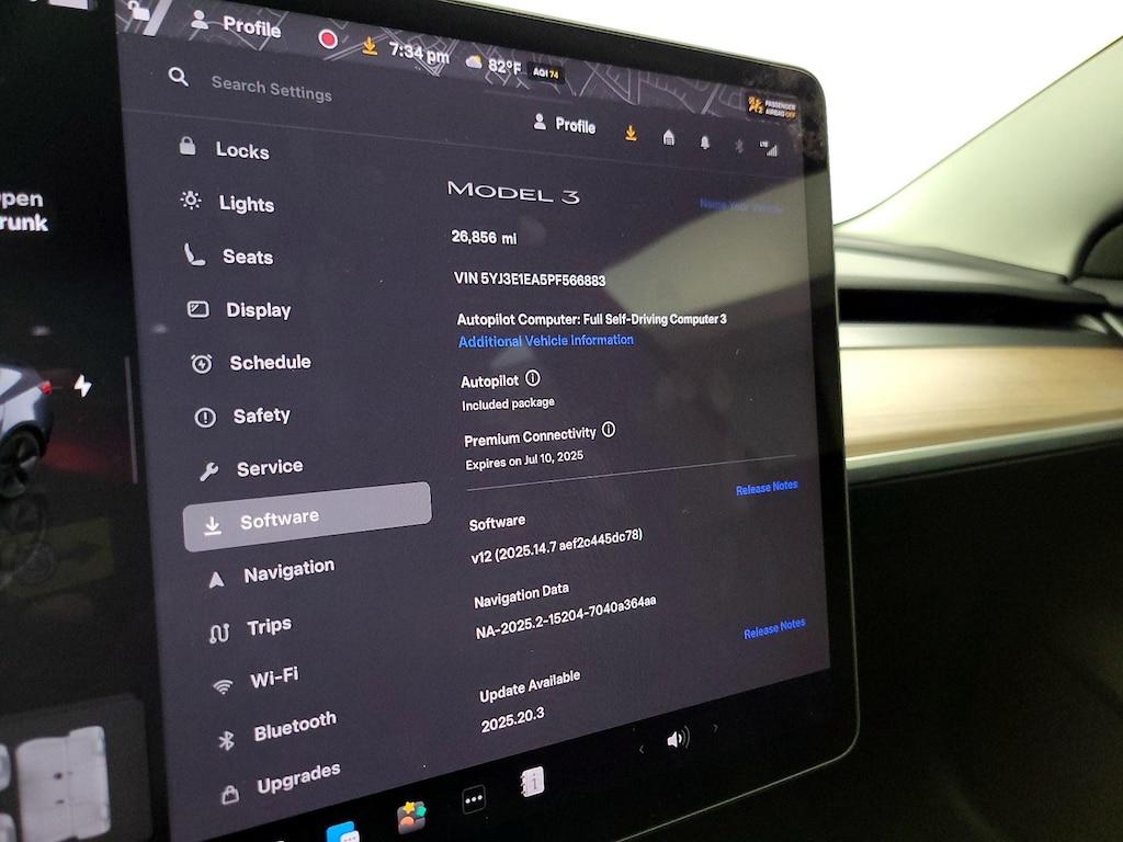used 2023 Tesla Model 3 car, priced at $28,998
