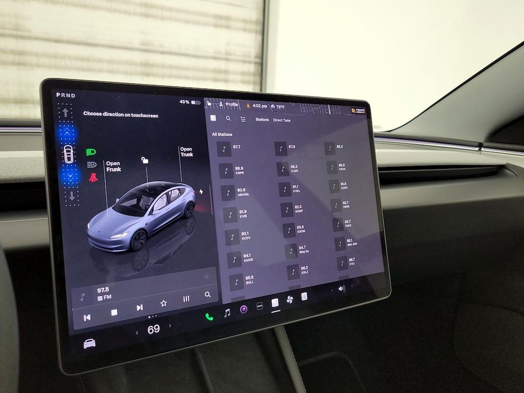 used 2024 Tesla Model 3 car, priced at $38,998