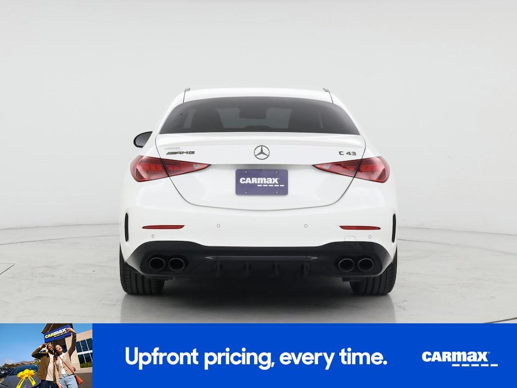 used 2023 Mercedes-Benz AMG C 43 car, priced at $46,998