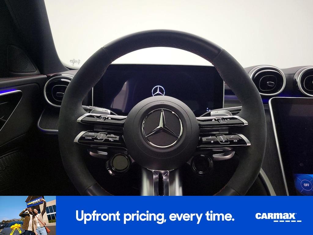used 2023 Mercedes-Benz AMG C 43 car, priced at $46,998