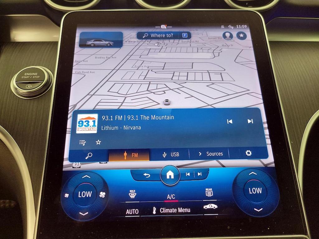 used 2023 Mercedes-Benz AMG C 43 car, priced at $46,998