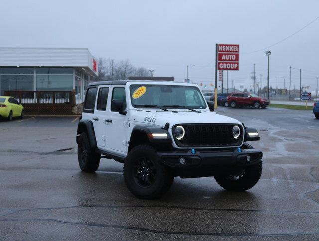 used 2024 Jeep Wrangler 4xe car, priced at $36,996