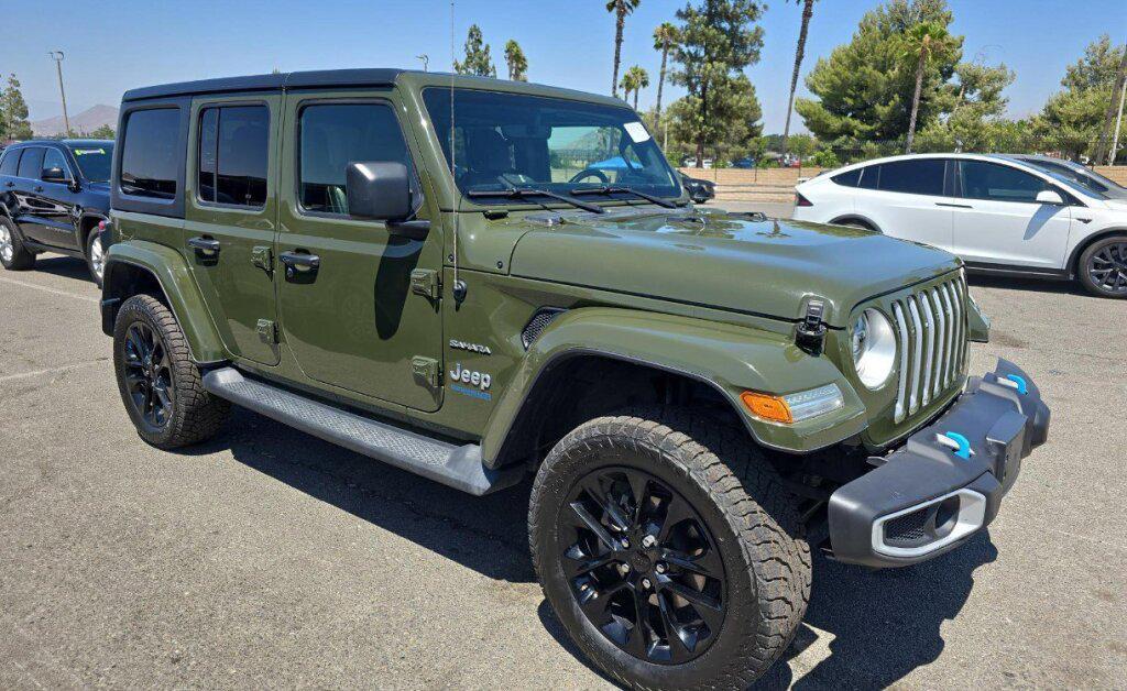 used 2022 Jeep Wrangler Unlimited 4xe car, priced at $27,996