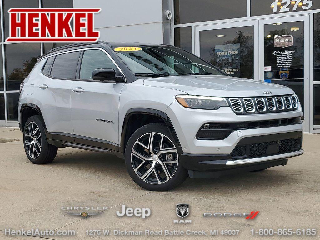 used 2024 Jeep Compass car, priced at $24,999