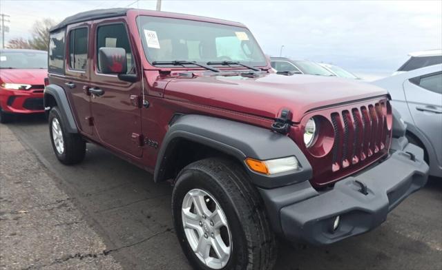 used 2021 Jeep Wrangler Unlimited car, priced at $27,996