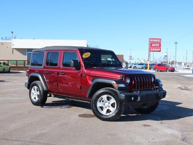 used 2021 Jeep Wrangler Unlimited car, priced at $27,996