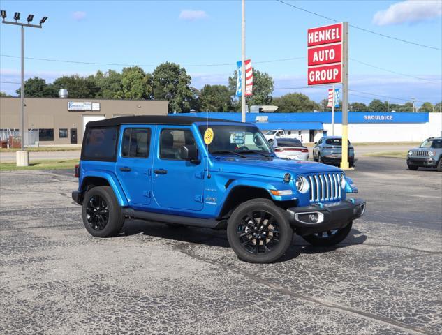 used 2022 Jeep Wrangler Unlimited 4xe car, priced at $26,993