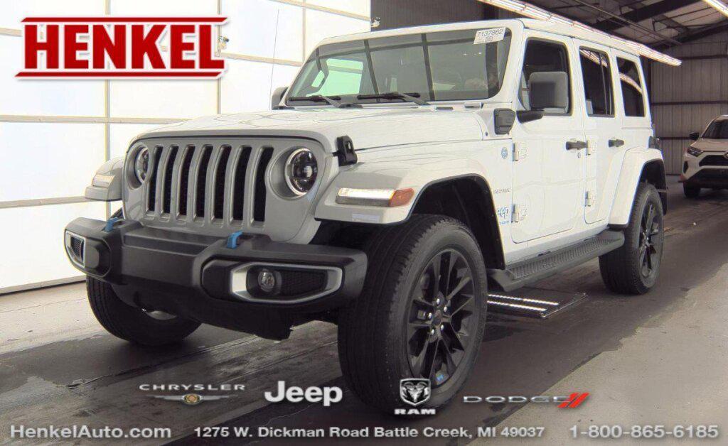 used 2023 Jeep Wrangler 4xe car, priced at $33,998
