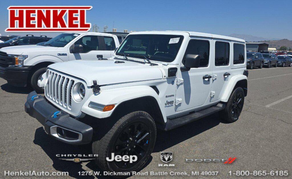 used 2022 Jeep Wrangler Unlimited 4xe car, priced at $28,996