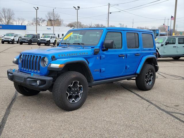 used 2021 Jeep Wrangler Unlimited 4xe car, priced at $27,998