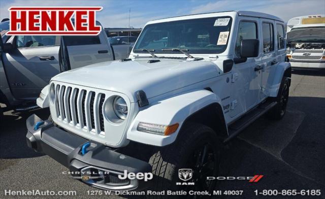used 2022 Jeep Wrangler Unlimited 4xe car, priced at $26,998