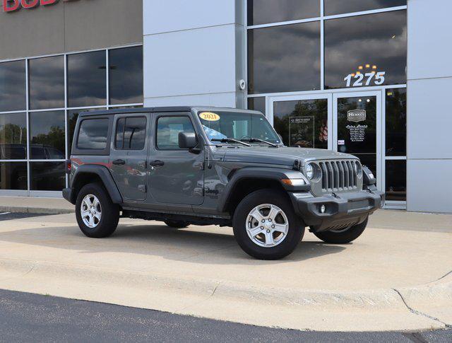 used 2021 Jeep Wrangler Unlimited car, priced at $31,995