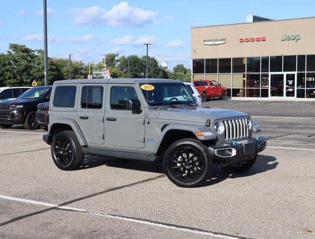 used 2023 Jeep Wrangler 4xe car, priced at $34,996