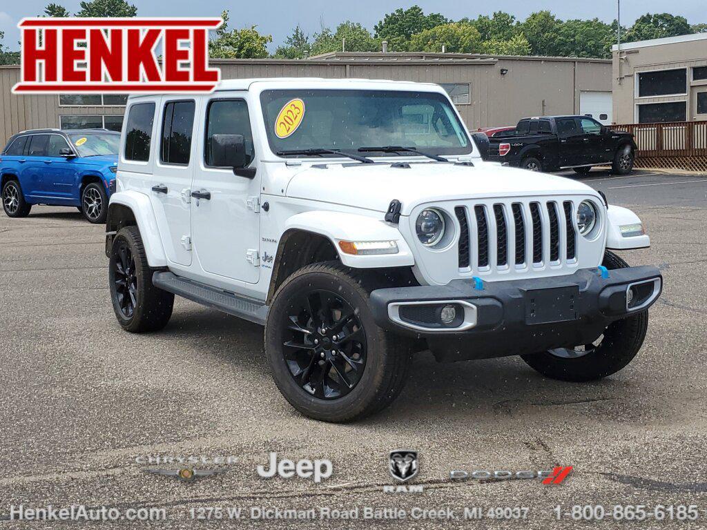 used 2023 Jeep Wrangler 4xe car, priced at $30,995