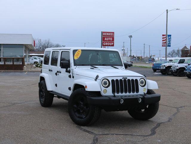 used 2015 Jeep Wrangler Unlimited car, priced at $18,988