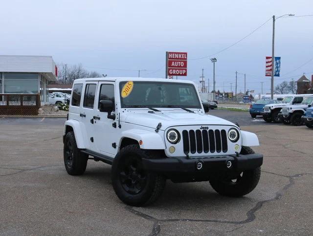 used 2015 Jeep Wrangler Unlimited car, priced at $19,988