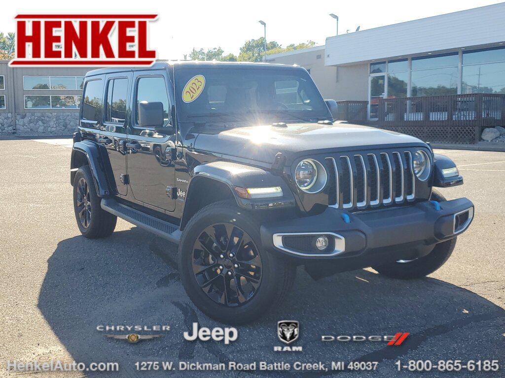 used 2023 Jeep Wrangler 4xe car, priced at $32,996