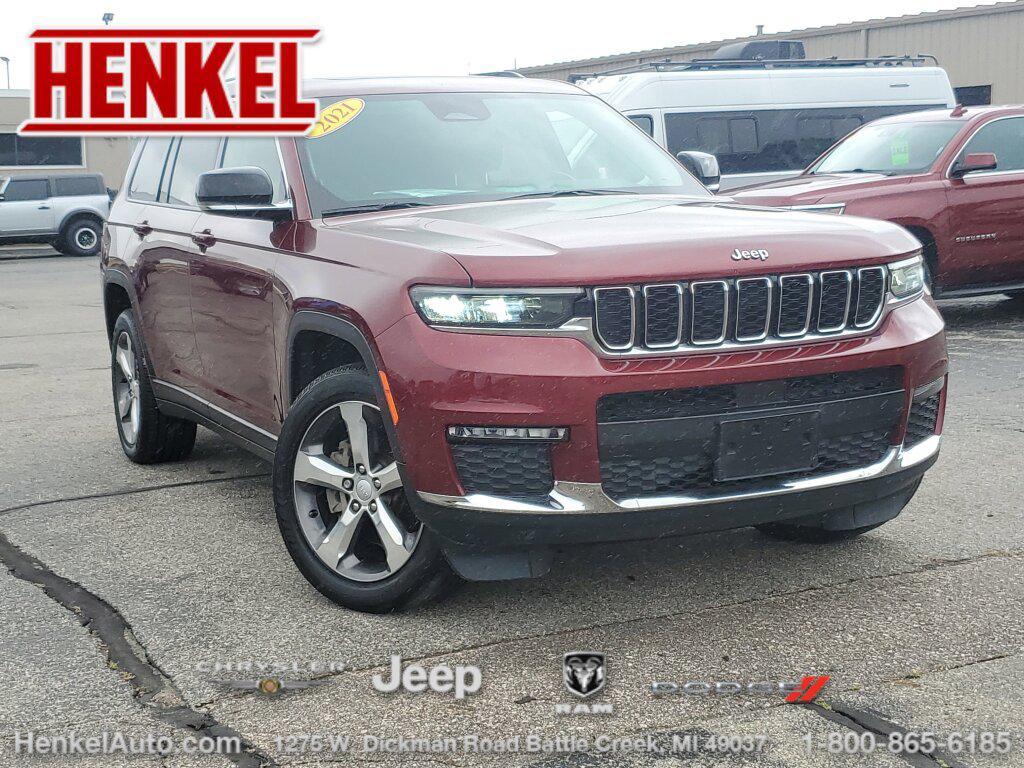 used 2021 Jeep Grand Cherokee L car, priced at $25,992