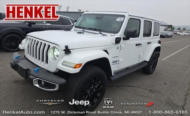 used 2022 Jeep Wrangler Unlimited 4xe car, priced at $33,998