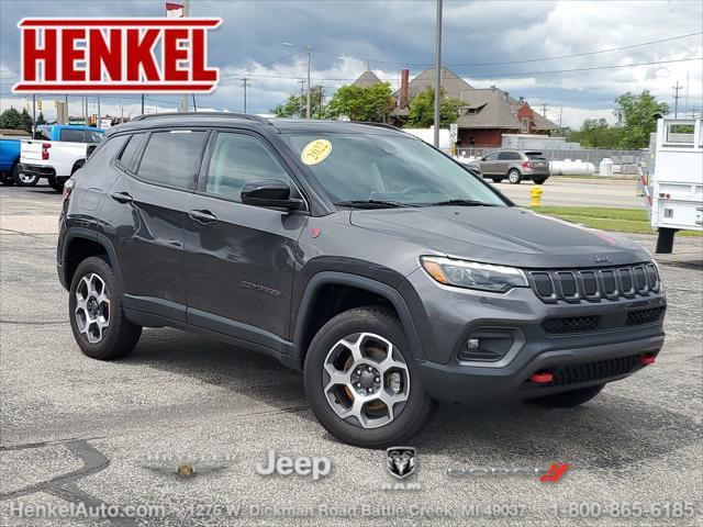 used 2022 Jeep Compass car, priced at $23,992