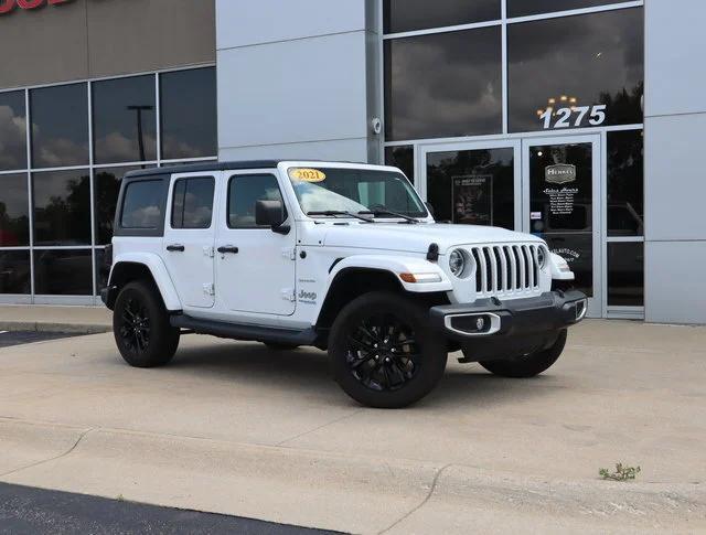 used 2021 Jeep Wrangler Unlimited car, priced at $31,996