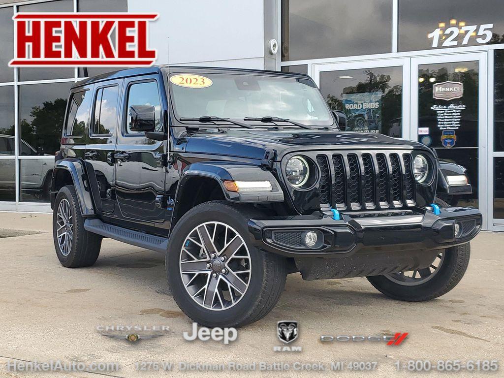 used 2023 Jeep Wrangler 4xe car, priced at $35,998