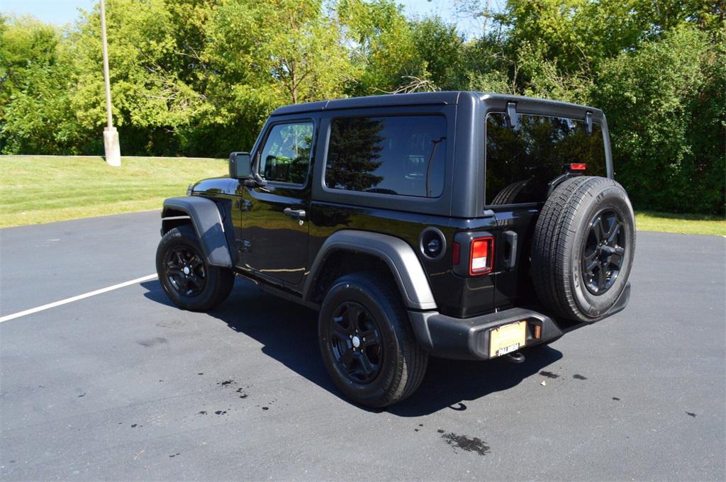 used 2021 Jeep Wrangler car, priced at $27,637