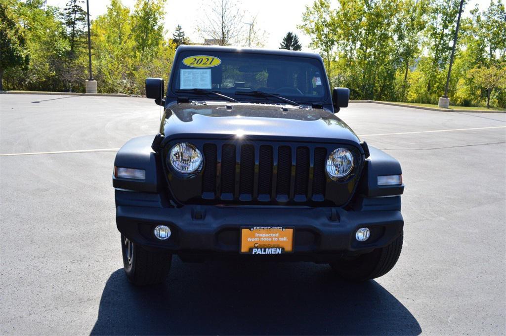 used 2021 Jeep Wrangler car, priced at $27,637