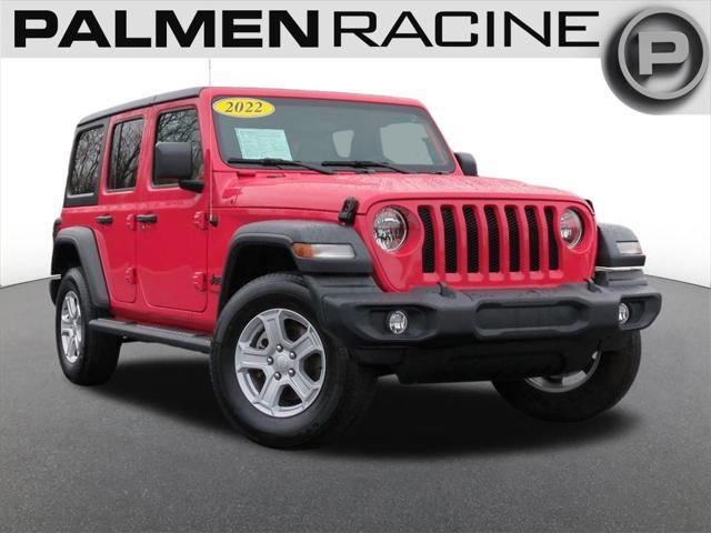 used 2022 Jeep Wrangler Unlimited car, priced at $32,404
