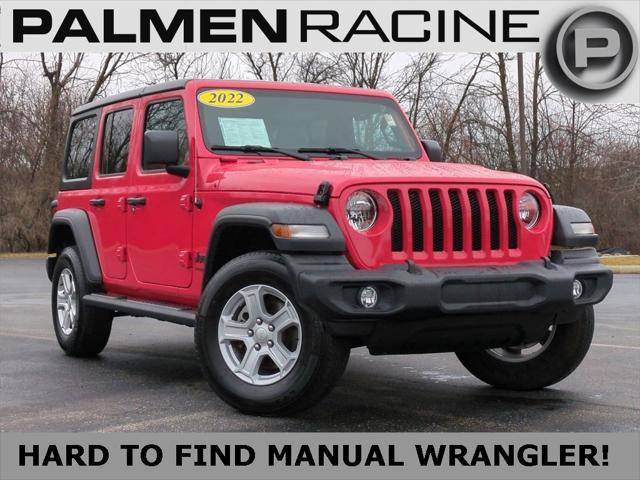 used 2022 Jeep Wrangler Unlimited car, priced at $32,984