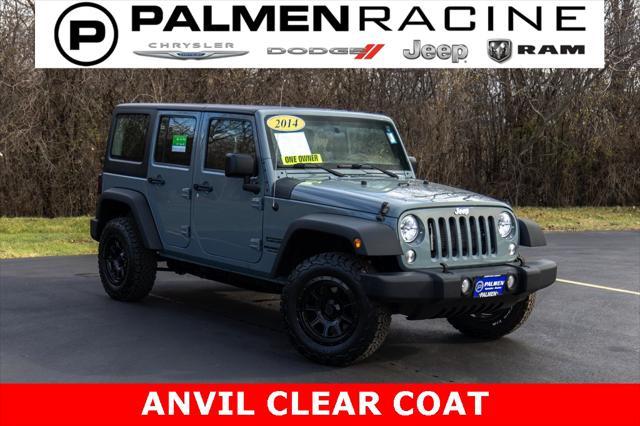 used 2014 Jeep Wrangler Unlimited car, priced at $15,996