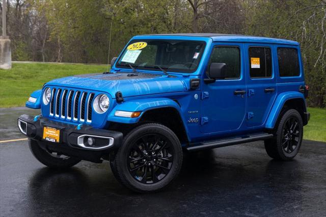 used 2022 Jeep Wrangler Unlimited 4xe car, priced at $33,996