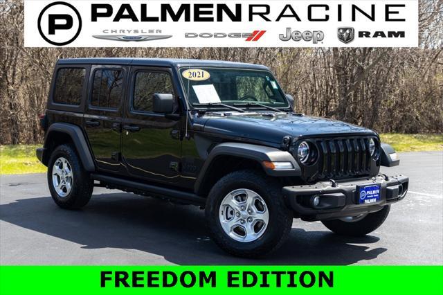 used 2021 Jeep Wrangler Unlimited car, priced at $30,400